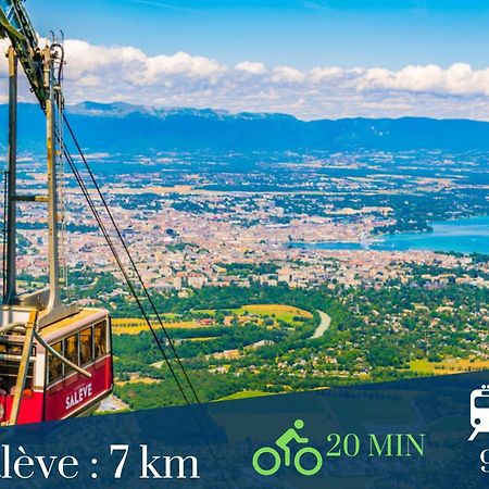 Homey La Coloc Mugi - Colocation Haut De Gamme - Chambres Privees - Balcon - Wifi Et Netflix - Proche Transports Commun Annemasse Exteriör bild